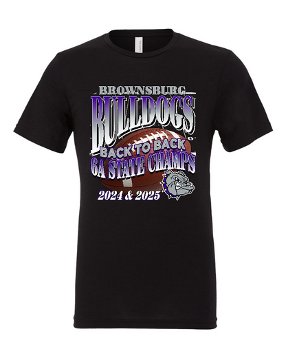 Back to Back State Champs 3413 Bella + Canvas Triblend Tee