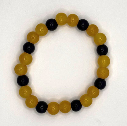 Orioles Glass Beaded Bracelet