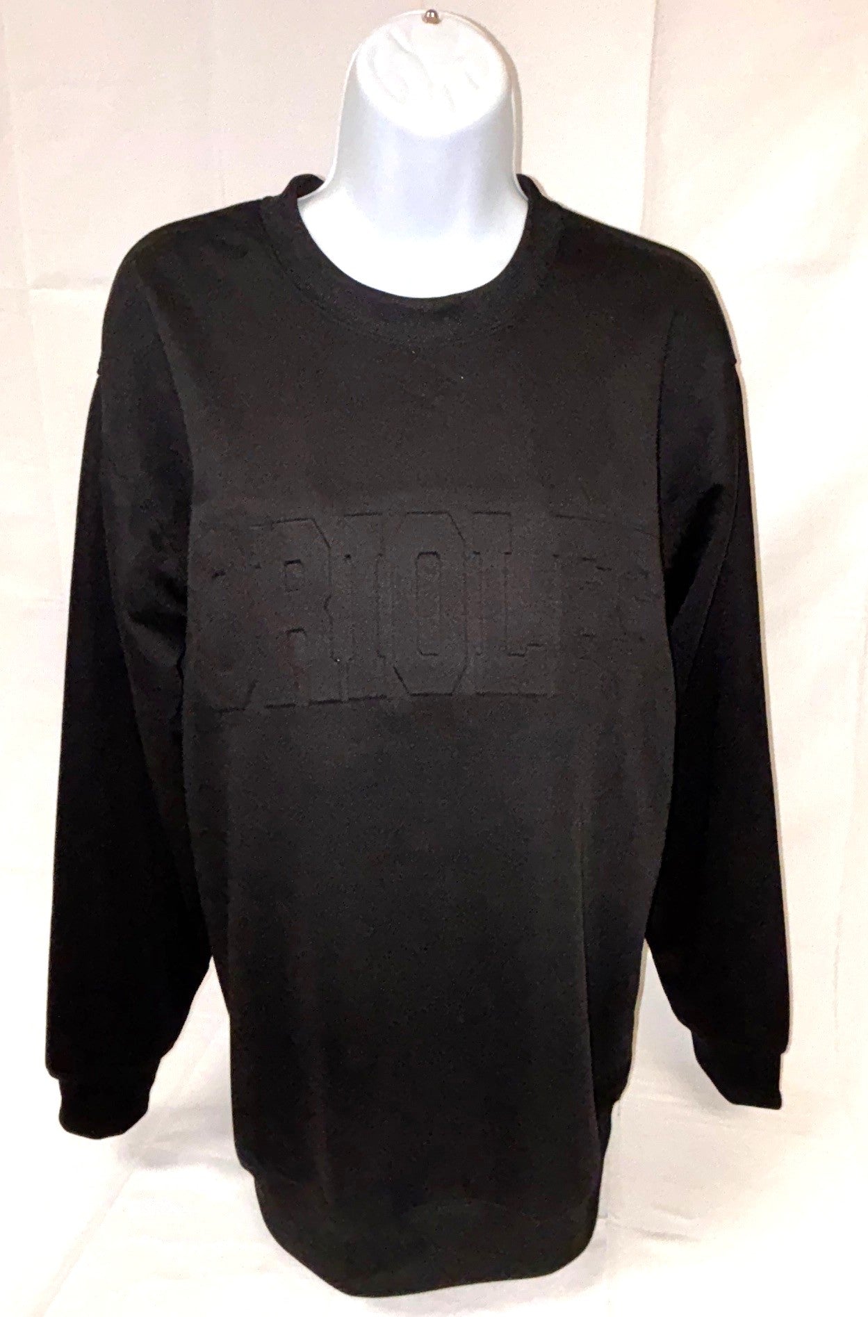Orioles Embossed Crewneck