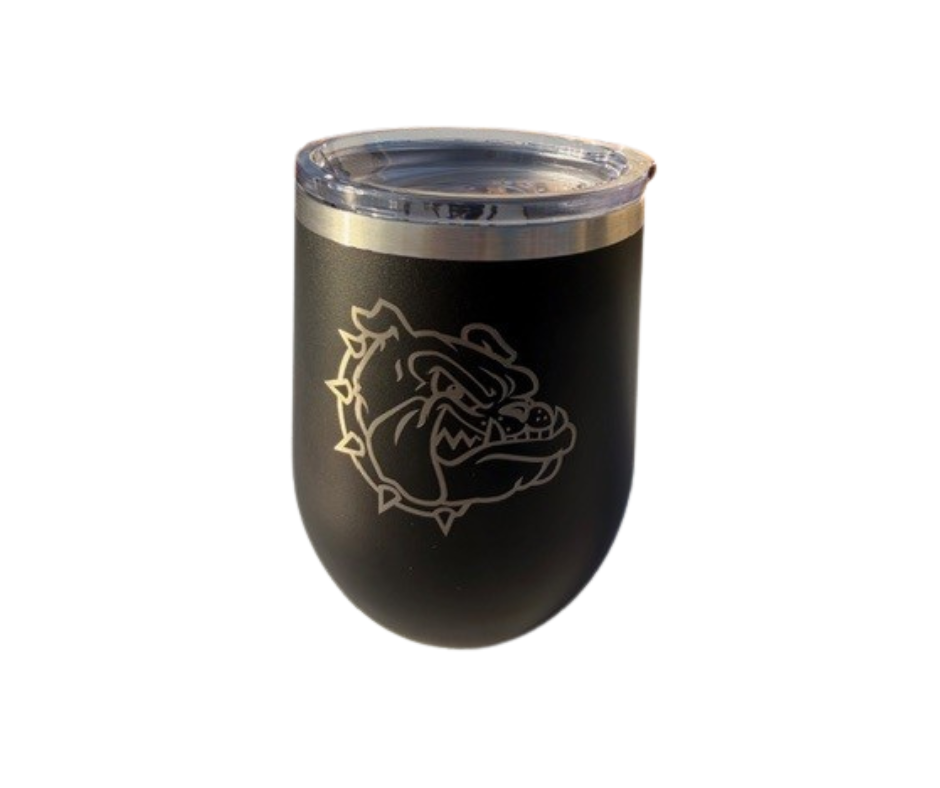 Bulldogs Insulated Stemless Wine Glass