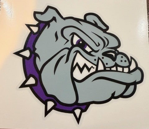 Bulldog Static Window Clings