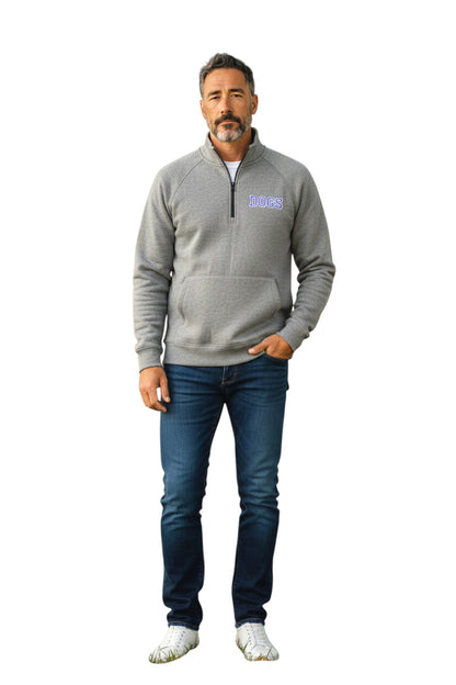 Men's Dogs Embroidered 1/4 Zip