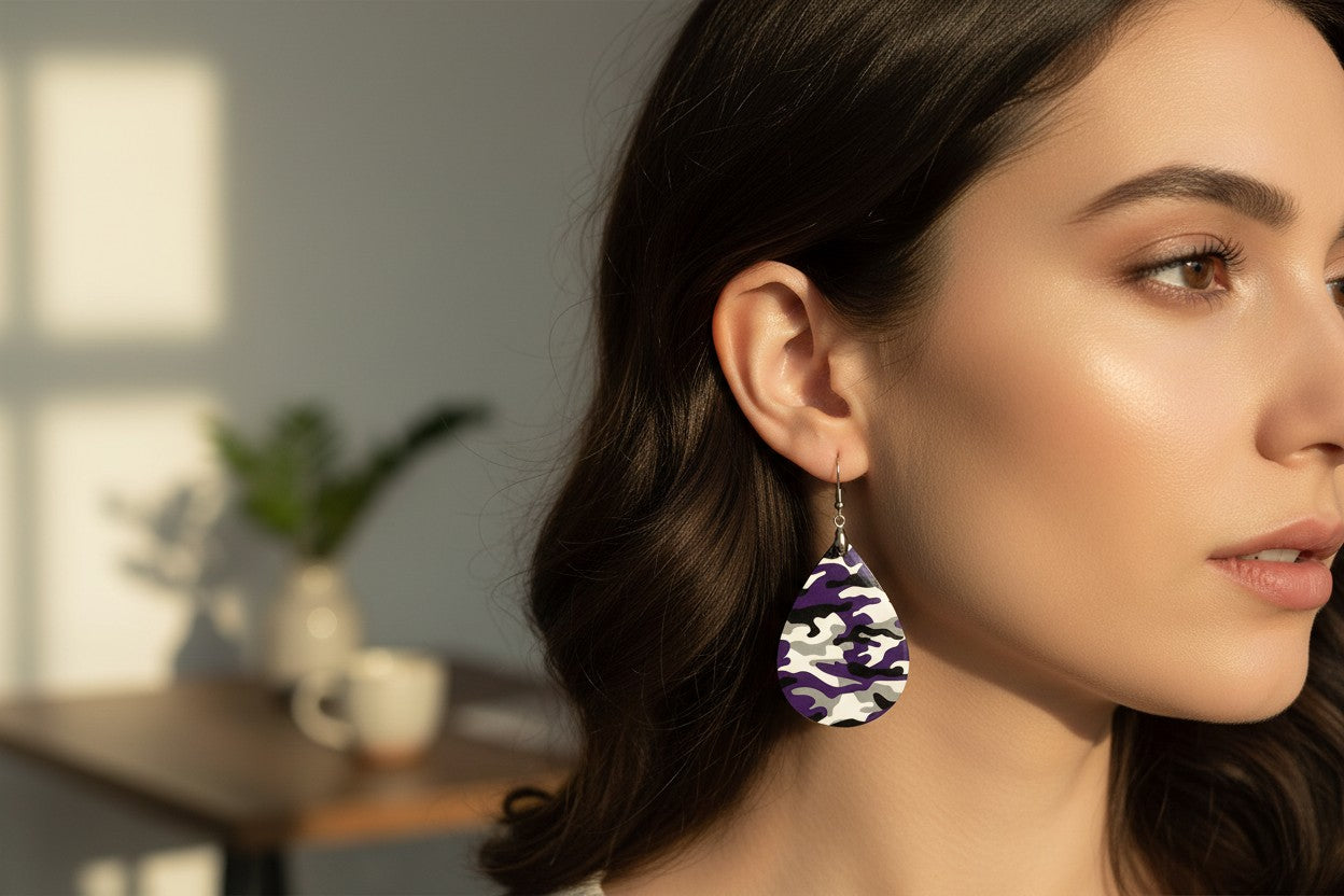 Brownsburg Sublimated Earrings