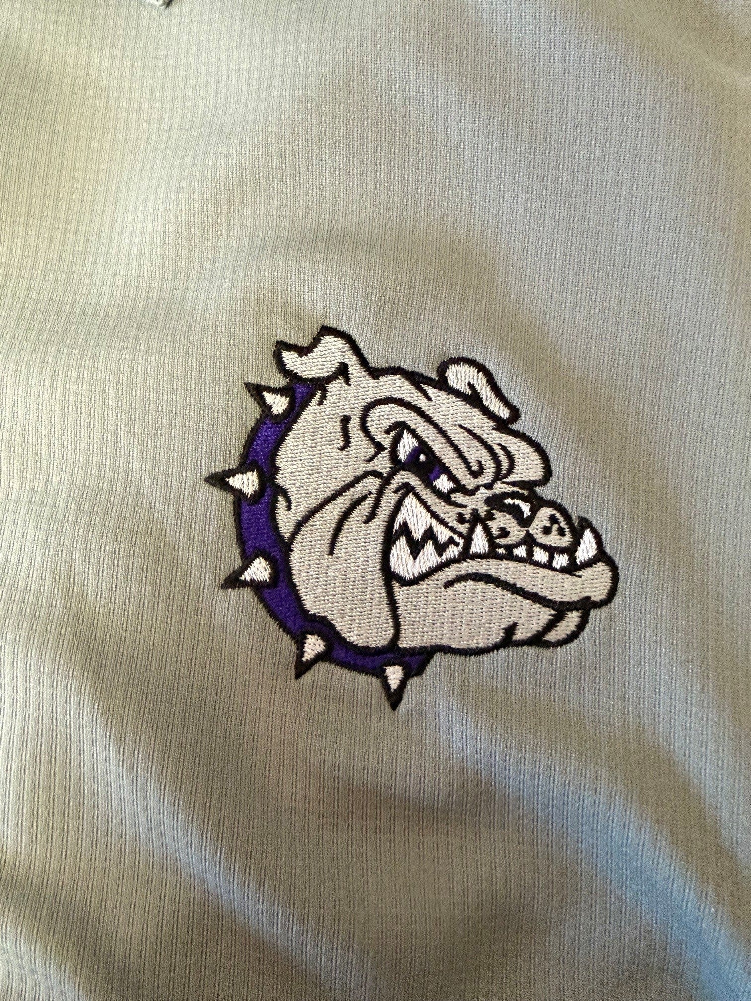 Men's Embroidered Bulldog Polo