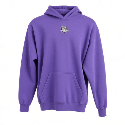 Youth Embroidered Bulldog Fleece Hoodie
