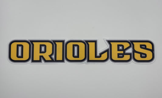 Orioles Decal