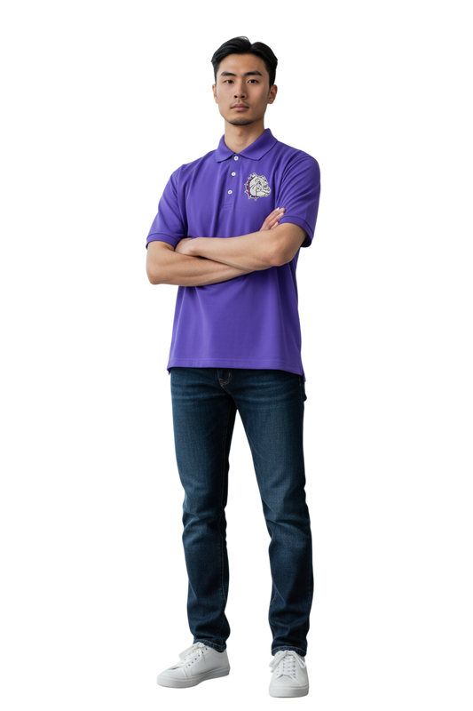 Men's Bulldog Head Polo
