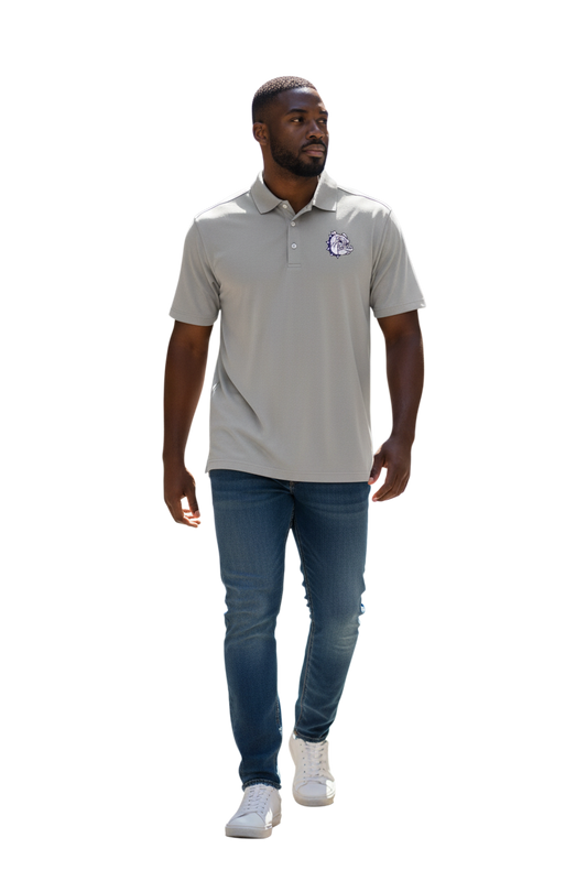 Men's Embroidered Bulldog Polo
