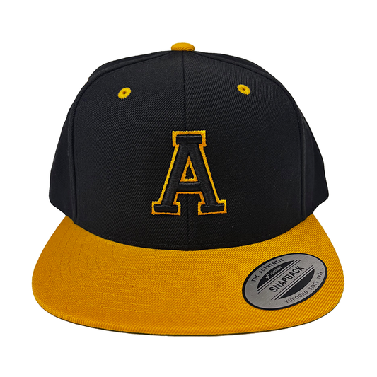 Puffy "A" Flat Bill Hat