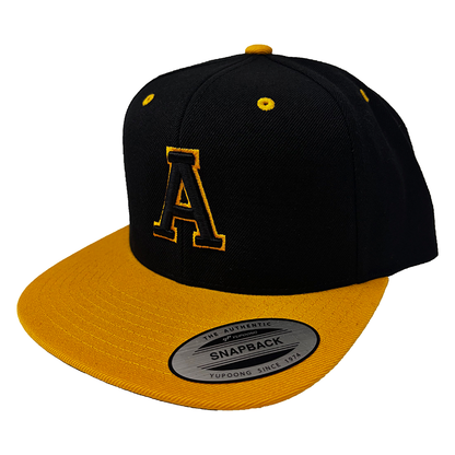 Puffy "A" Flat Bill Hat