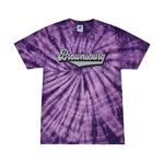 Brownsburg Youth Purple Tie Dye Retro Tee