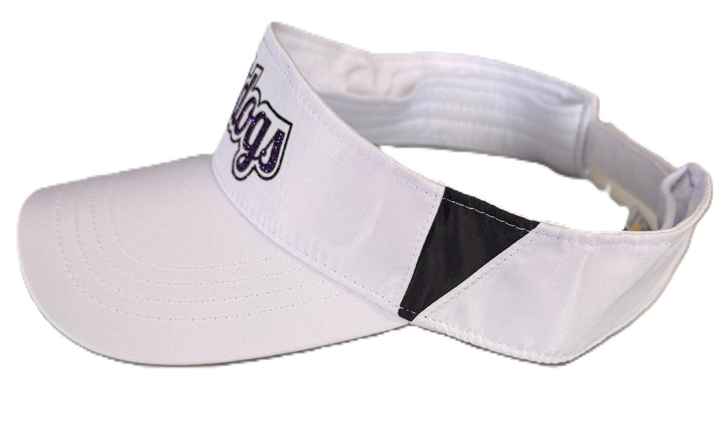 Glitter Bulldog Visor