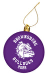 Brownsburg Bulldog Ornaments 2022