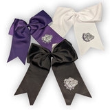 Cheer Bow With Glitter Paw Print