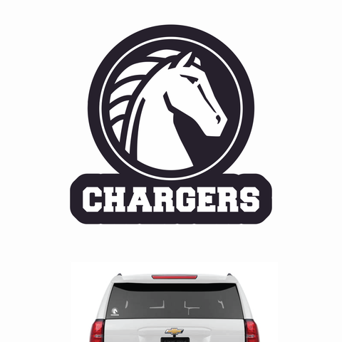 5" Kingsway Chargers Car Decal