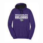 Bulldogs Purple Concert Fleece Hoodie