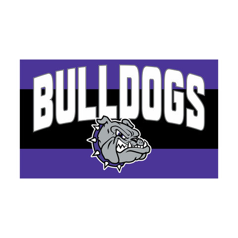 Brownsburg Bulldogs Tailgate Flag 3x5