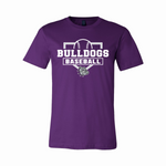 Bulldogs Baseball T-Shirt - Purple